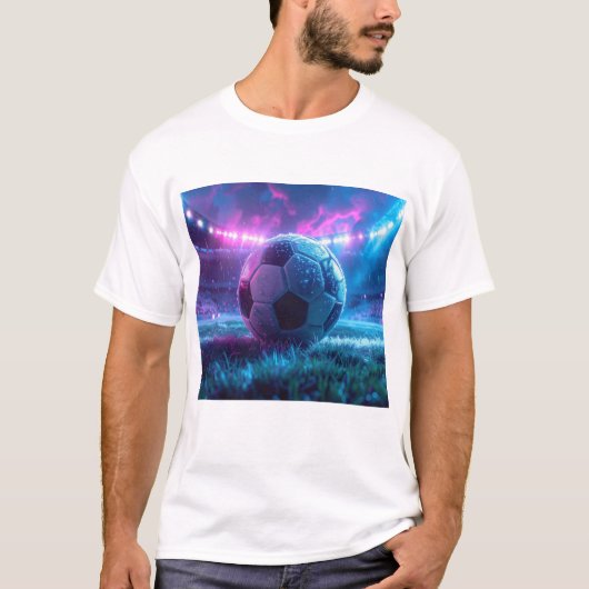 Fußballstadion mit Fußballstil T-Shirt (Vorderseite)