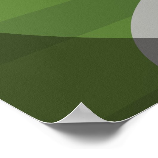 Fußballstadion Poster (Ecke)