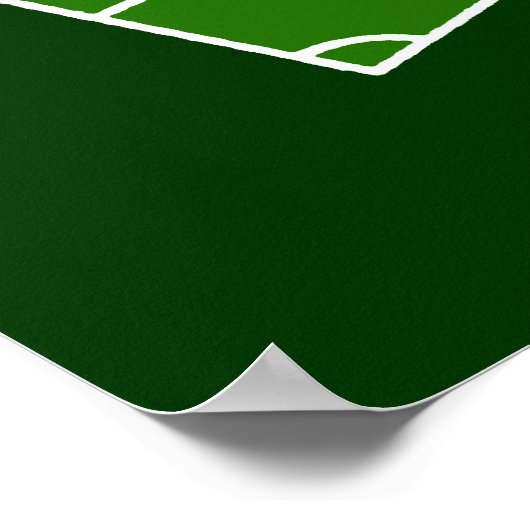Fußballstadion Poster (Ecke)