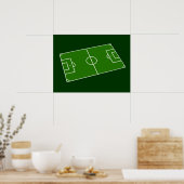 Fußballstadion Poster (Küche)