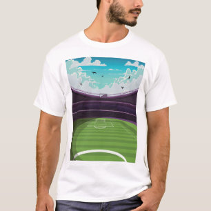 Fußballstadion T-Shirt