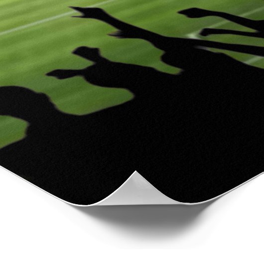 Fußballstadionposter Poster (Ecke)