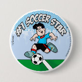 Fußballstar Button (Vorderseite)