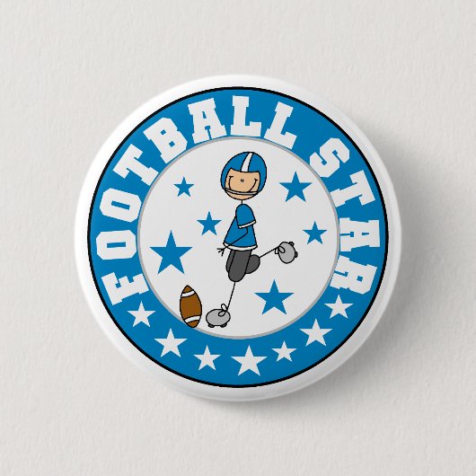 Fußballstar Button (Vorderseite)