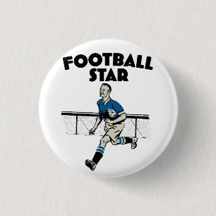 Fußballstar Button