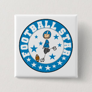 Fußballstar Button