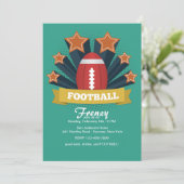 Fußballstar-Einladung Einladung (Stehend Vorderseite)