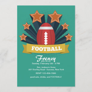 Fußballstar-Einladung Einladung
