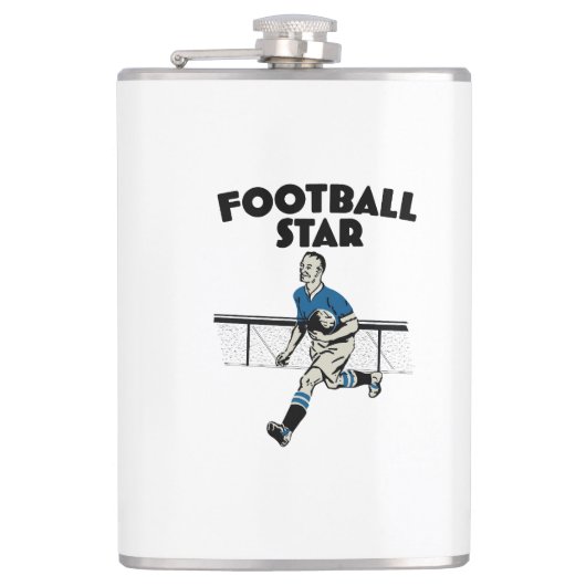 Fußballstar Flachmann (Vorderseite)