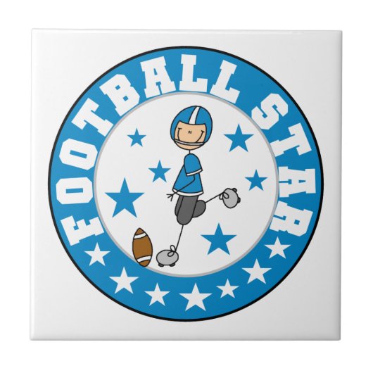 Fußballstar Fliese (Vorderseite)