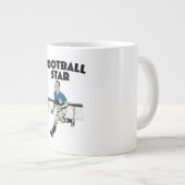 Fußballstar Jumbo-Tasse (Vorderseite Rechts)