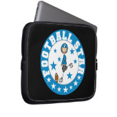 Fußballstar Laptopschutzhülle (Vorne Rechts)
