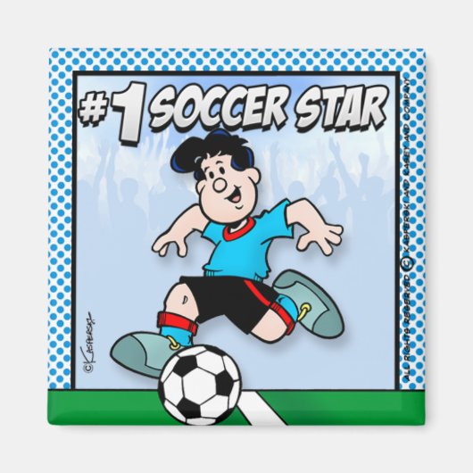 Fußballstar Magnet (Vorne)