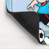 Fußballstar Mousepad (Ecke)