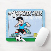 Fußballstar Mousepad (Mit Mouse)