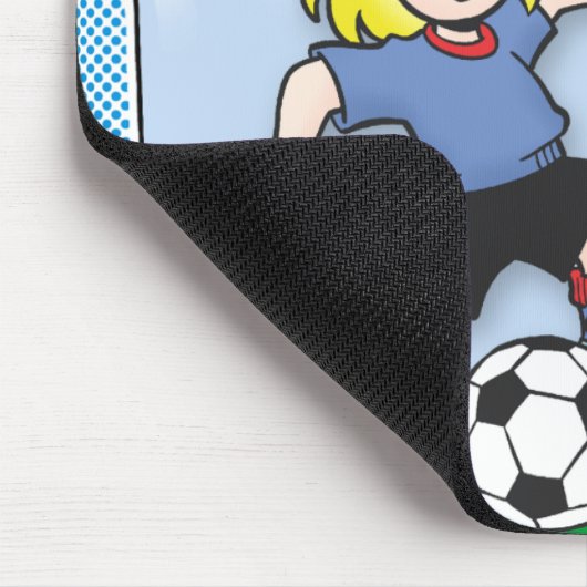 Fußballstar Mousepad (Ecke)