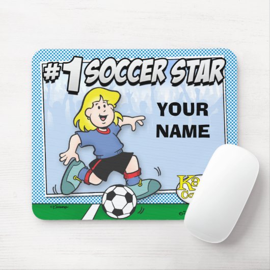 Fußballstar Mousepad (Mit Mouse)