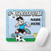 Fußballstar Mousepad (Mit Mouse)