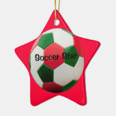 Fußballstar-Ornament Keramikornament (Links)