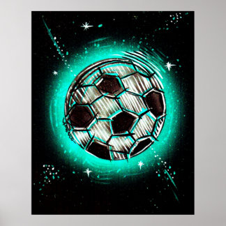 Fußballstar Poster