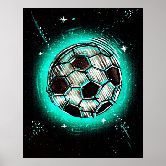Fußballstar Poster (Vorne)