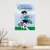 Fußballstar Poster (Küche)