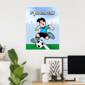 Fußballstar Poster (Heimbüro)