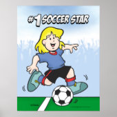 Fußballstar Poster (Vorne)