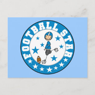 Fußballstar Postkarte