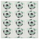 Fußballstar Stoff (Muster)