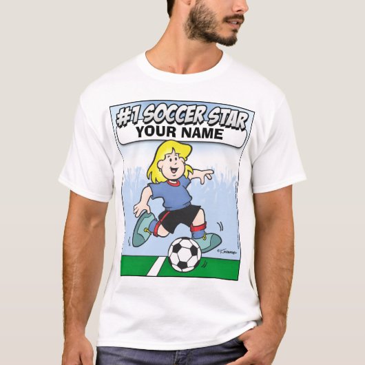 Fußballstar T-Shirt (Vorderseite)