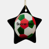 Fußballstar, Weihnachtsfarben, Ornamente (Rechts)