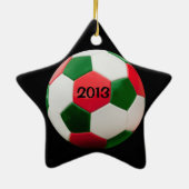 Fußballstar, Weihnachtsfarben, Ornamente (Hinten)