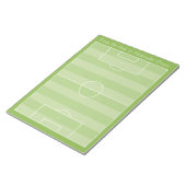 Fußballstich Notizblock (angewinkelt)