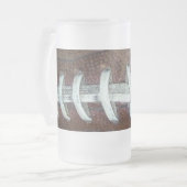 Fußballstifte Mattglas Bierglas (Vorderseite Links)