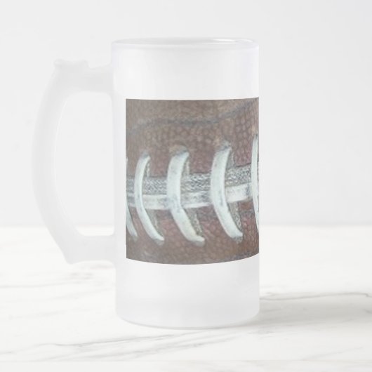 Fußballstifte Mattglas Bierglas (Links)