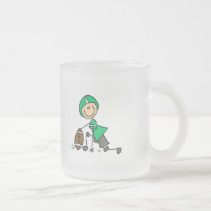 Fußballstockdrei Mattglastasse