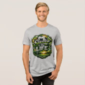 Fußballtag Tri-Blend Shirt (Vorderseite voll)