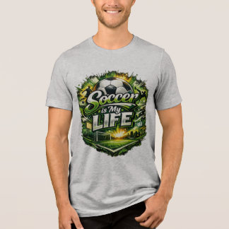 Fußballtag Tri-Blend Shirt