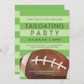 Fußballtailgating-Party Einladung (Vorne/Hinten)