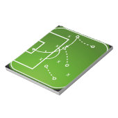 Fußballtaktik Notizblock (Rotiert)