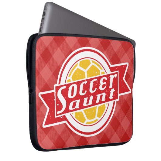 Fußballtante Laptopschutzhülle (Vorne Rechts)