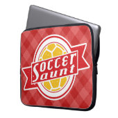 Fußballtante Laptopschutzhülle (Vorderseite Links)