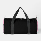 Fußballteam-Coach oder Player Black Pink personali Duffle Bag (Rückseite)