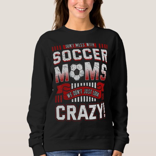 Fußballteam Mama Sport Muttertag Sweatshirt (Vorderseite)