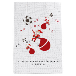 Fußballteam Santa Weihnachten Mittlere Geschenktüte