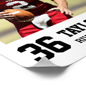 Fußballteam Senior 2025 Sports Foto Collage Poster (Ecke)