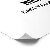 Fußballteam Senior Abschluss Geschenk FotoCollage Poster (Ecke)