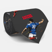 Fußballteam Spieler Neck Tie Krawatte (Gerollt)