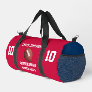 Fußballteam, Trainer, Spieler Rot Weiß Blau Maßanf Duffle Bag